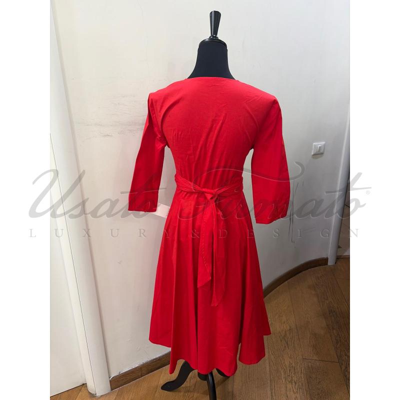 VESTITO DONNA MAX E CO ROSSO TG M  | Mercatino dell'Usato Roma parioli 3