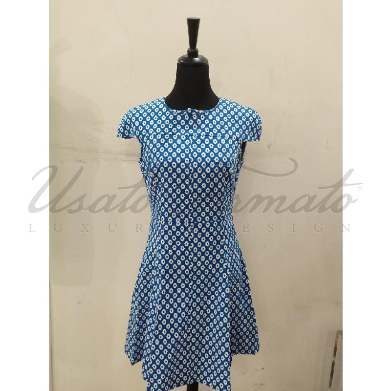 VESTITO DONNA MAX & CO BLU BIANCO FANTASIA TG S  | Mercatino dell'Usato Roma parioli 1