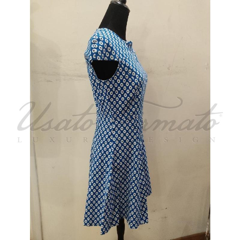 VESTITO DONNA MAX & CO BLU BIANCO FANTASIA TG S  | Mercatino dell'Usato Roma parioli 2
