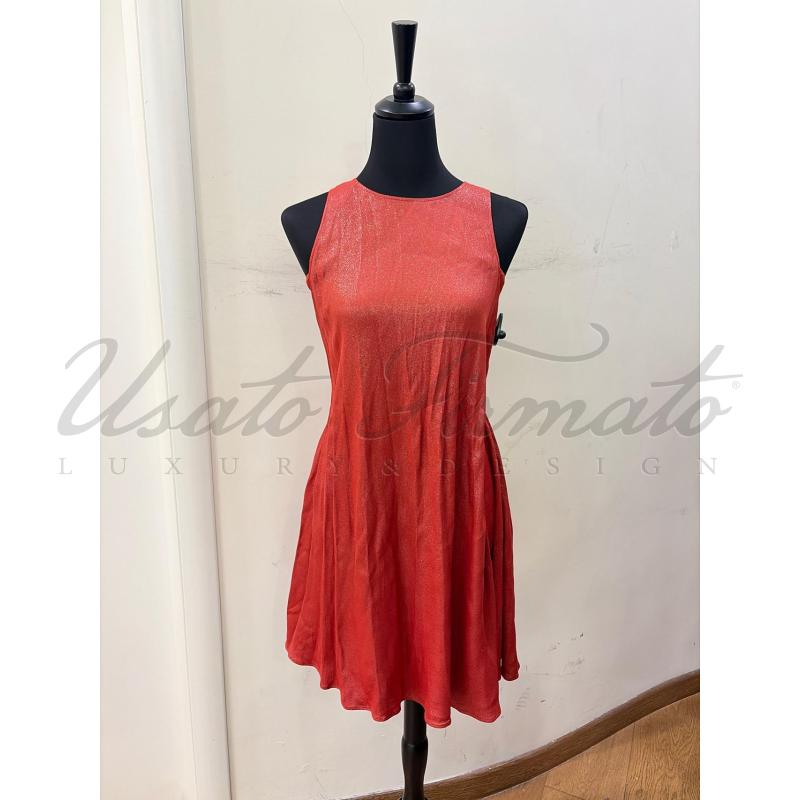 VESTITO DONNA MAX & CO ROSSO LUREX TG S | Mercatino dell'Usato Roma parioli 1