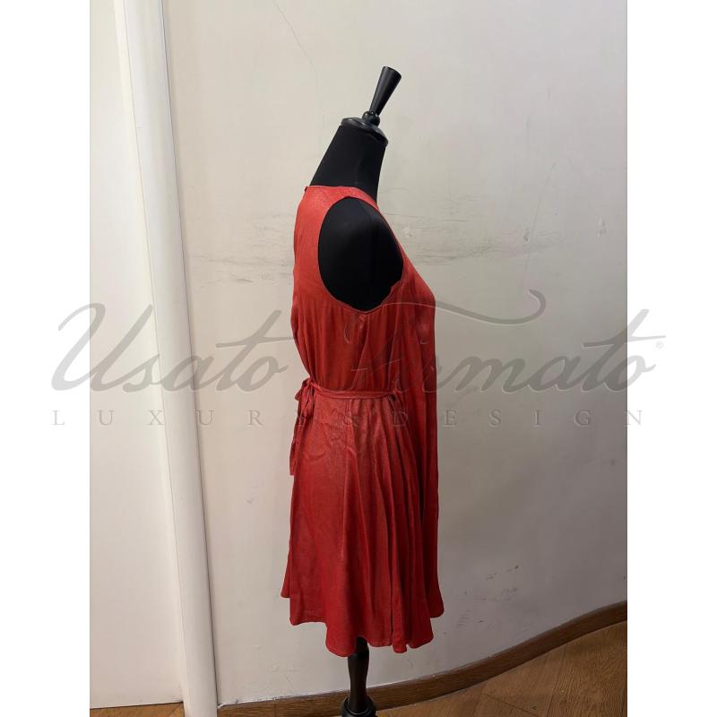 VESTITO DONNA MAX & CO ROSSO LUREX TG S | Mercatino dell'Usato Roma parioli 2