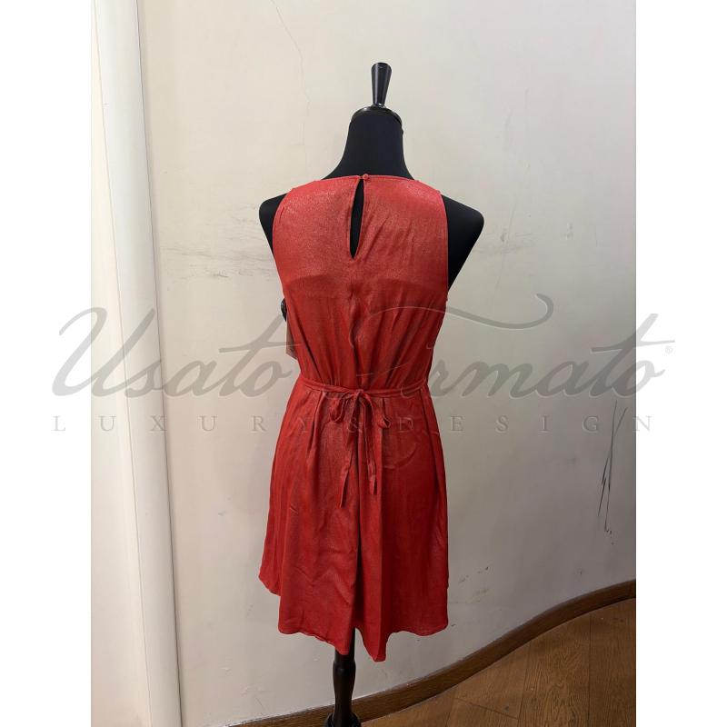 VESTITO DONNA MAX & CO ROSSO LUREX TG S | Mercatino dell'Usato Roma parioli 3