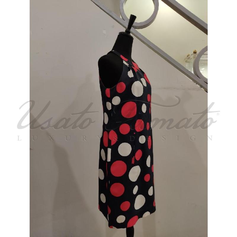 VESTITO DONNA MICHAELKORS BLU POIS TG.8 | Mercatino dell'Usato Roma parioli 2