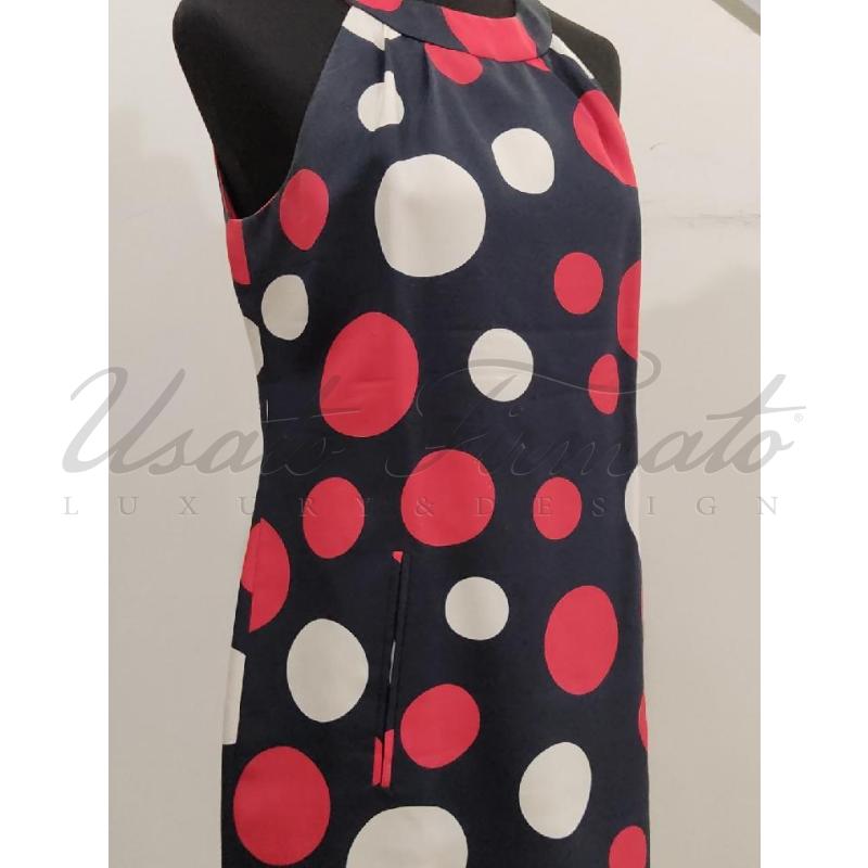 VESTITO DONNA MICHAELKORS BLU POIS TG.8 | Mercatino dell'Usato Roma parioli 3