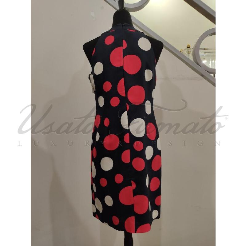 VESTITO DONNA MICHAELKORS BLU POIS TG.8 | Mercatino dell'Usato Roma parioli 4