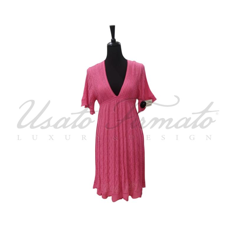 VESTITO DONNA MISSONI ROSA TG S | Mercatino dell'Usato Roma parioli 1