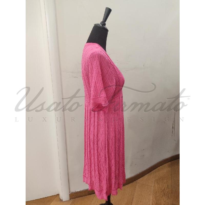 VESTITO DONNA MISSONI ROSA TG S | Mercatino dell'Usato Roma parioli 2