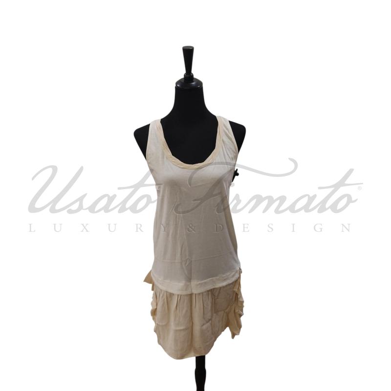 VESTITO DONNA MIU MIU PANNA TG. S | Mercatino dell'Usato Roma parioli 1