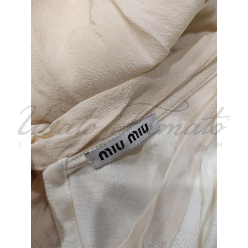 VESTITO DONNA MIU MIU PANNA TG. S | Mercatino dell'Usato Roma parioli 4