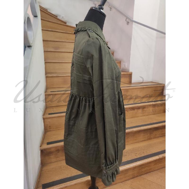 VESTITO DONNA MIU MIU VERDE TG S  | Mercatino dell'Usato Roma parioli 2