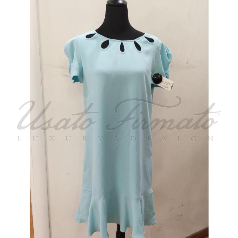 VESTITO DONNA MOSCHINO BOUTIQUE CELESTE TG 46 | Mercatino dell'Usato Roma parioli 1