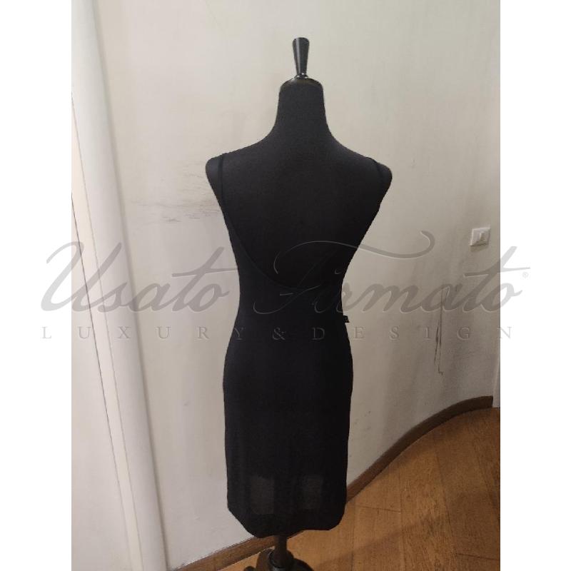VESTITO DONNA MOSCHINO NERO BRETELLINA TG. 44 | Mercatino dell'Usato Roma parioli 3