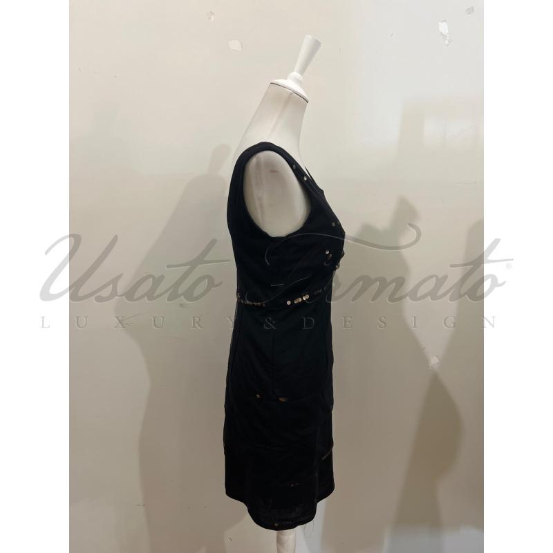 VESTITO DONNA MOSCHINO NERO PAILLETTE TG 44 | Mercatino dell'Usato Roma parioli 2