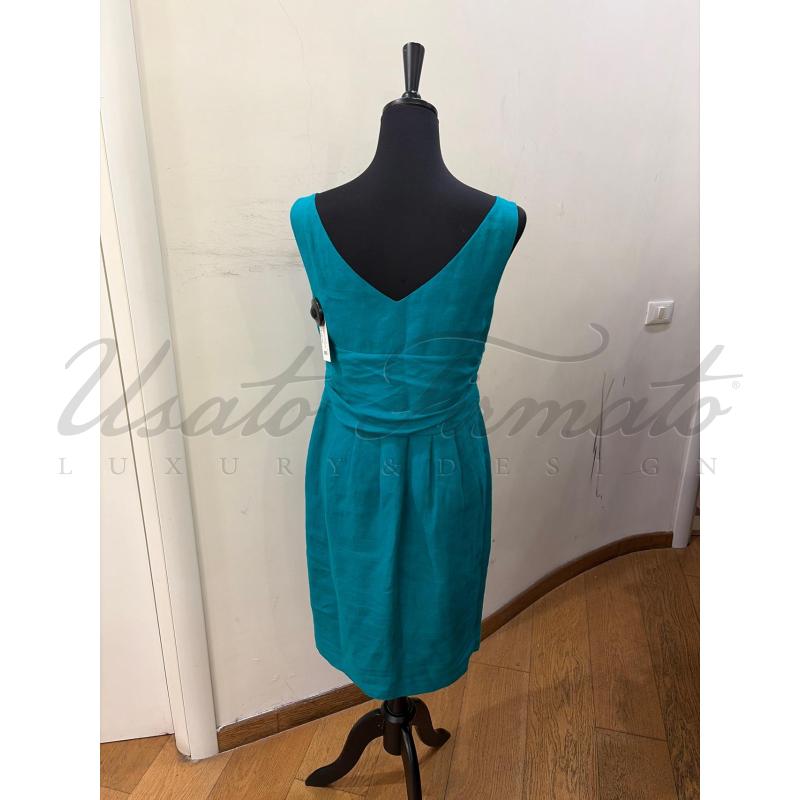 VESTITO DONNA MOSCHINO VERDE FIOCCO TG. 44 | Mercatino dell'Usato Roma parioli 3