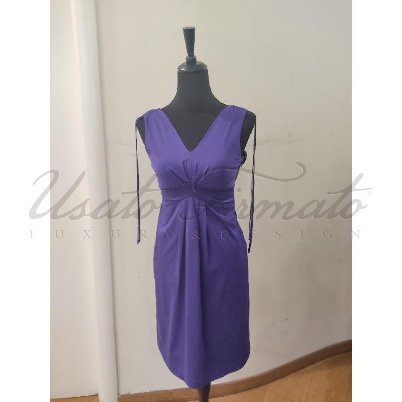 VESTITO DONNA MOSCHINO VIOLE TG. 40 | Mercatino dell'Usato Roma parioli 1