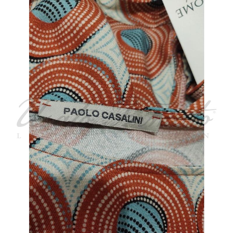 VESTITO DONNA PAOLO CASALINI CERCHI ROSSI TG M | Mercatino dell'Usato Roma parioli 4