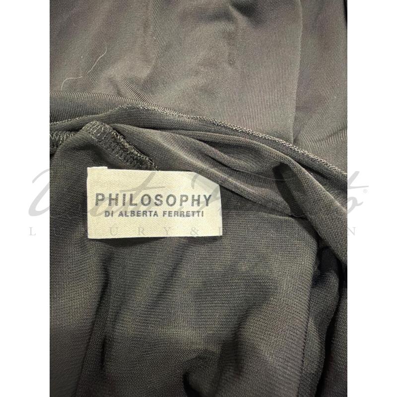 VESTITO DONNA PHILOSOPHY NERO TG38 | Mercatino dell'Usato Roma parioli 4