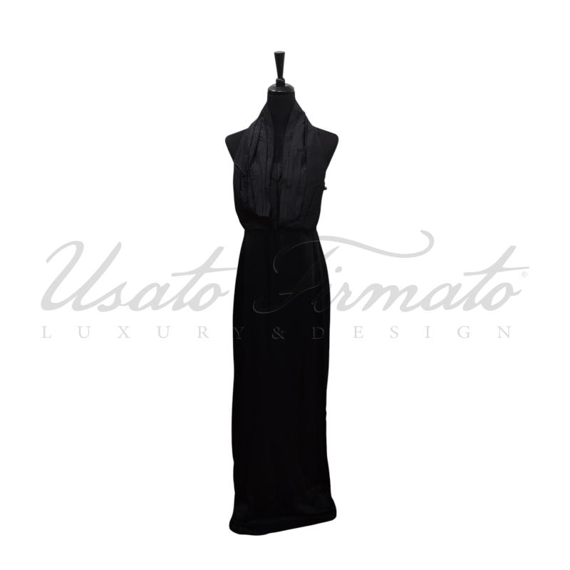 VESTITO DONNA PIANOFORTE MACX MARA NERO TG. 42 | Mercatino dell'Usato Roma parioli 1
