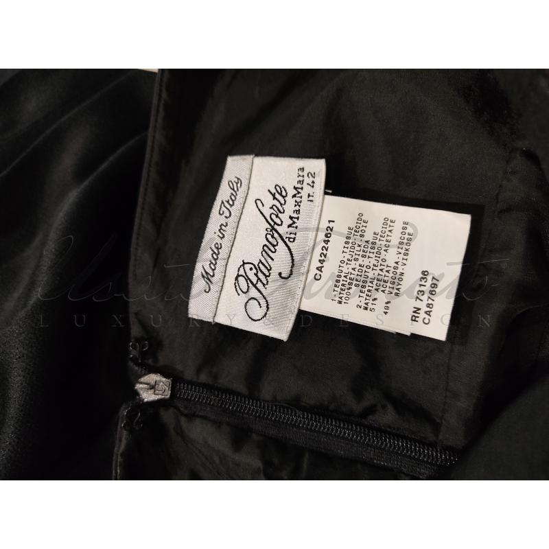 VESTITO DONNA PIANOFORTE MACX MARA NERO TG. 42 | Mercatino dell'Usato Roma parioli 4