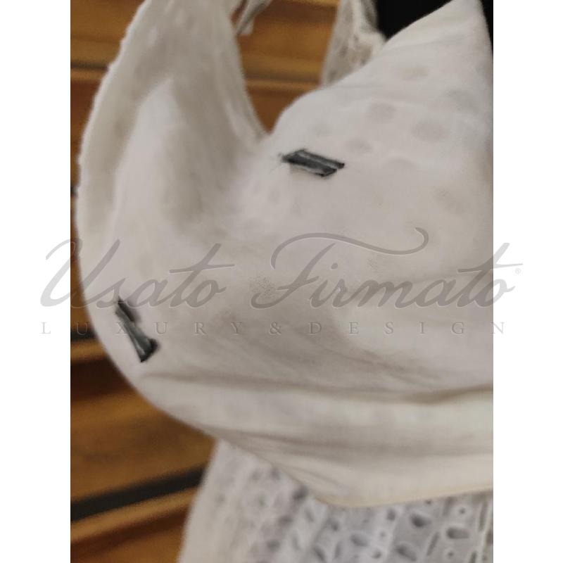 VESTITO DONNA PIZZO S GALLO BIANCA TG S | Mercatino dell'Usato Roma parioli 4