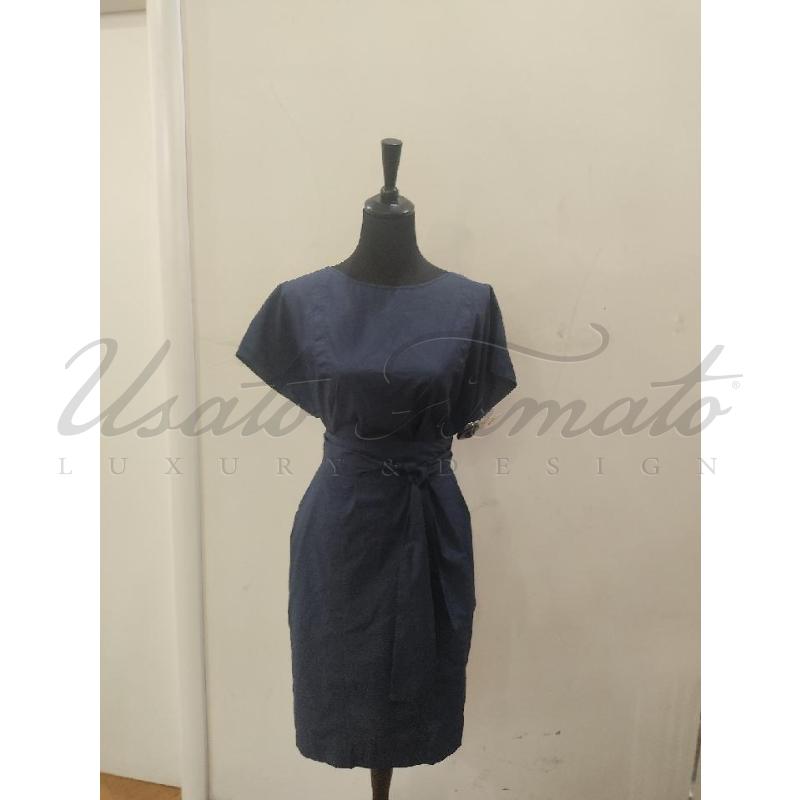 VESTITO DONNA PRADA BLU TG 38 | Mercatino dell'Usato Roma parioli 1