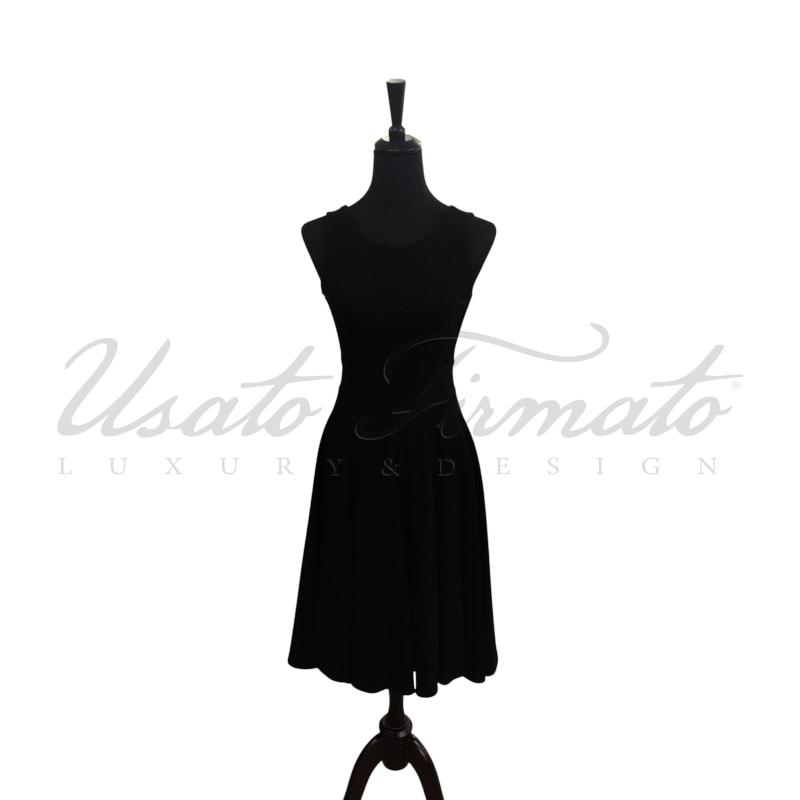 VESTITO DONNA PRADA NERO SVASATO TG. S | Mercatino dell'Usato Roma parioli 1