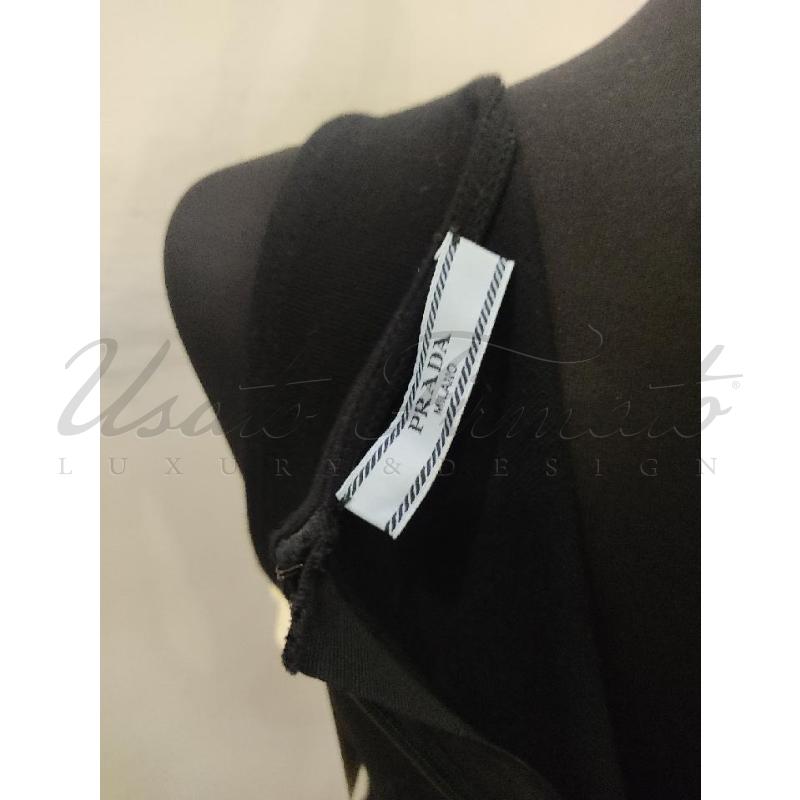 VESTITO DONNA PRADA NERO SVASATO TG. S | Mercatino dell'Usato Roma parioli 4