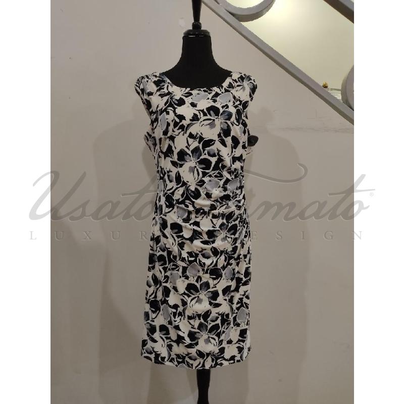VESTITO DONNA RALPH LAUREN BIANCO FIORI SCURI TG. 14 | Mercatino dell'Usato Roma parioli 2