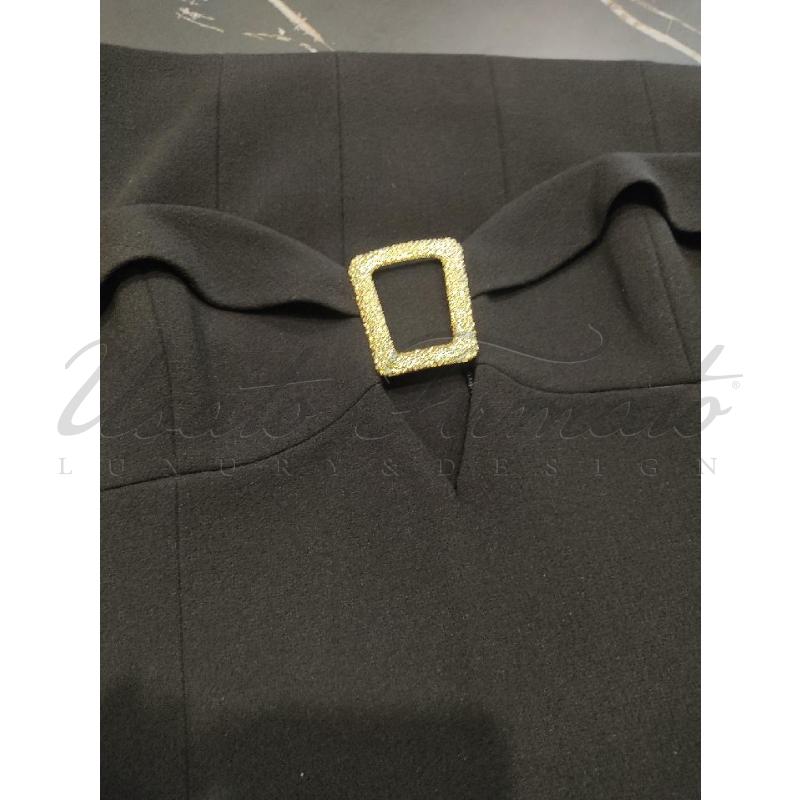 VESTITO DONNA REBECCA VALLANCE NERO TG 42 | Mercatino dell'Usato Roma parioli 3