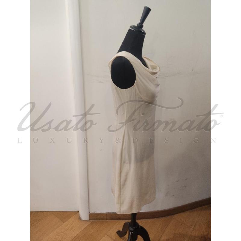 VESTITO DONNA RED VALENTINO BEIGE TG. 42 | Mercatino dell'Usato Roma parioli 2