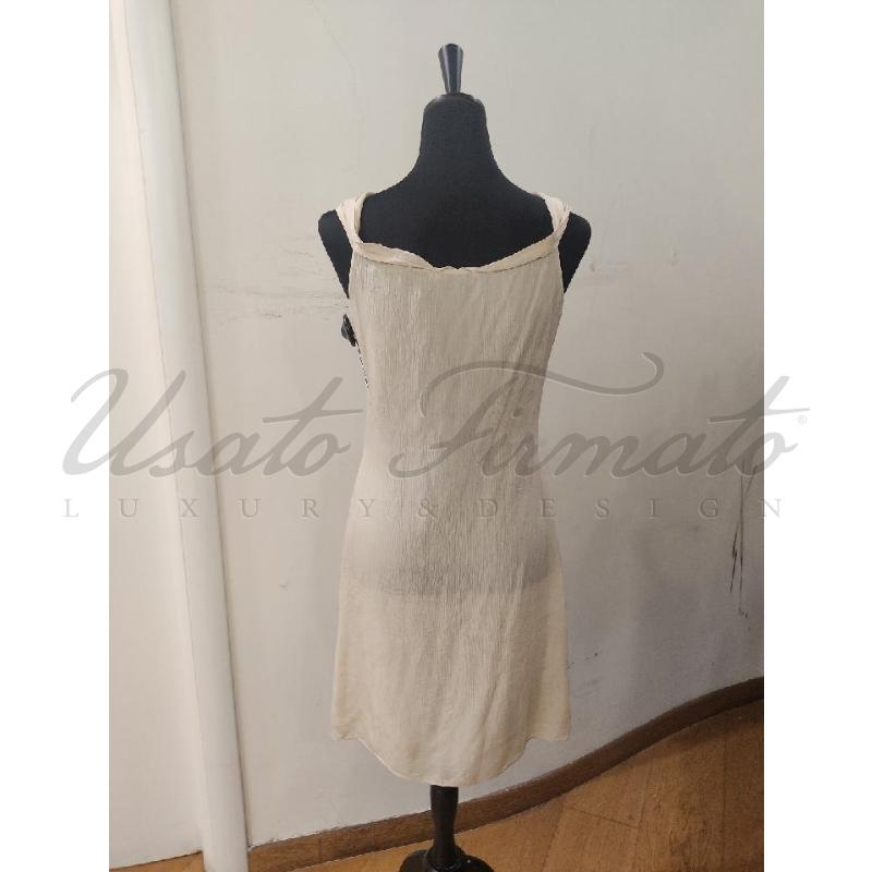 VESTITO DONNA RED VALENTINO BEIGE TG. 42 | Mercatino dell'Usato Roma parioli 3