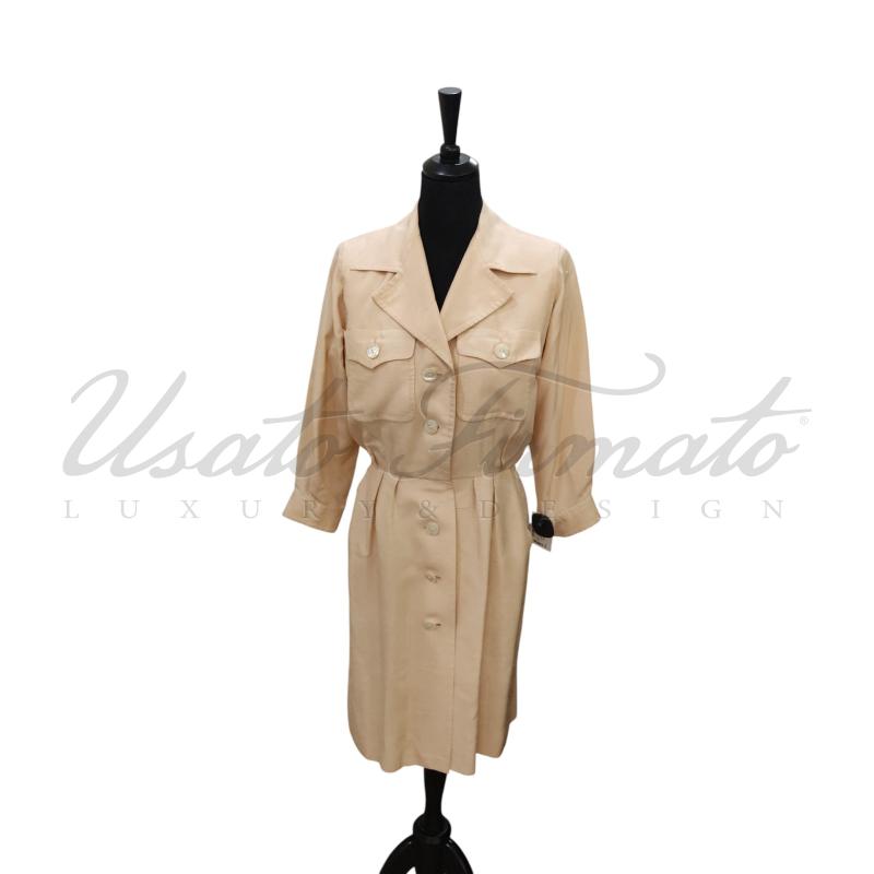 VESTITO DONNA SAINT LAURENT CIPORIA SETA TG. 42 | Mercatino dell'Usato Roma parioli 1