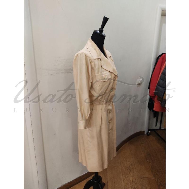 VESTITO DONNA SAINT LAURENT CIPORIA SETA TG. 42 | Mercatino dell'Usato Roma parioli 2
