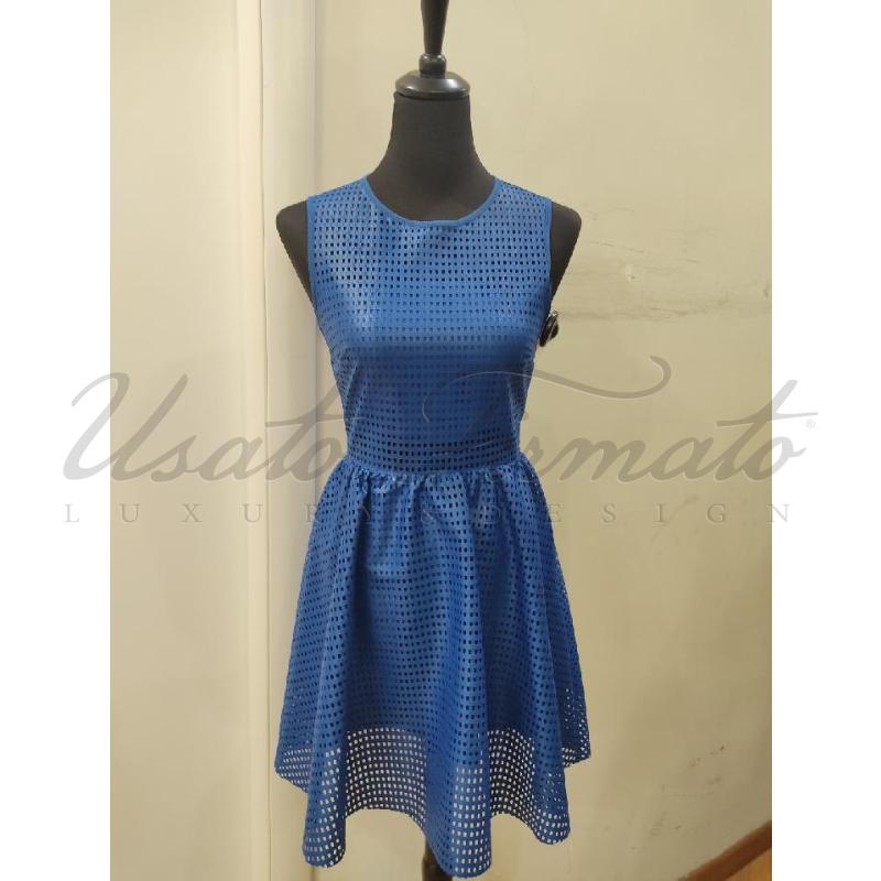 VESTITO DONNA SANDRO BLU FORATO TG 1 | Mercatino dell'Usato Roma parioli 1