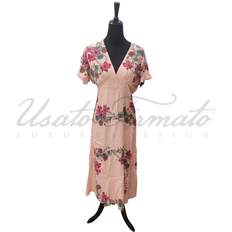 VESTITO DONNA SANDRO PESCA TG 40 | Mercatino dell'Usato Roma parioli 1