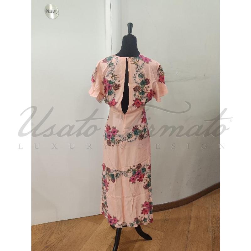 VESTITO DONNA SANDRO PESCA TG 40 | Mercatino dell'Usato Roma parioli 3