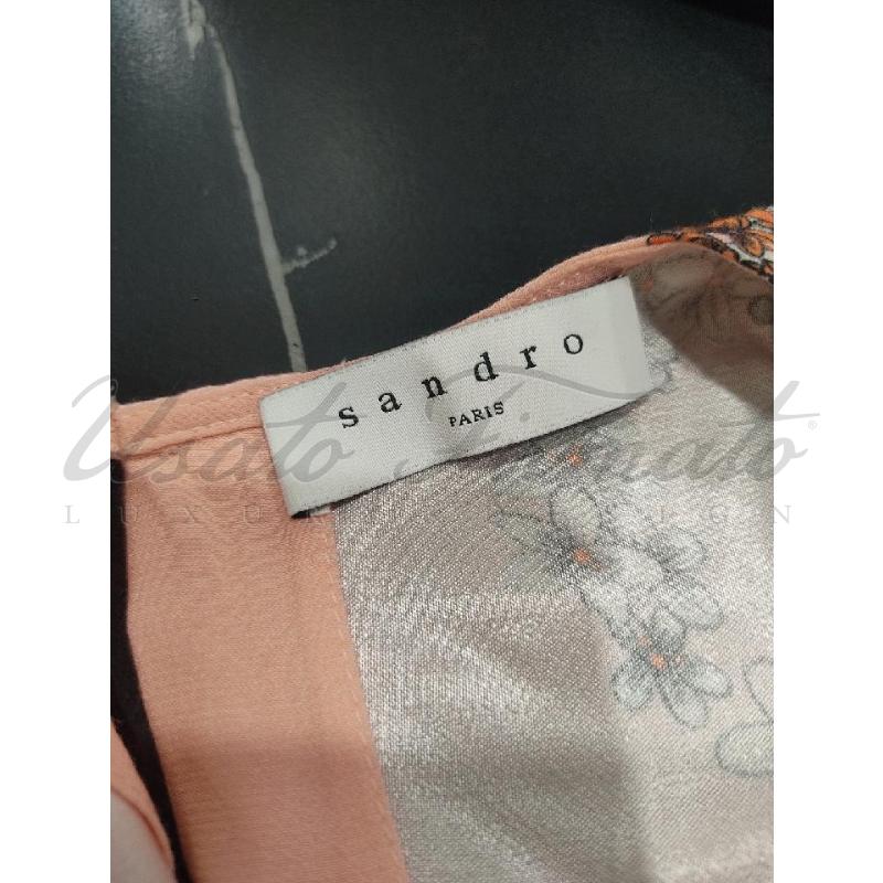 VESTITO DONNA SANDRO PESCA TG 40 | Mercatino dell'Usato Roma parioli 4