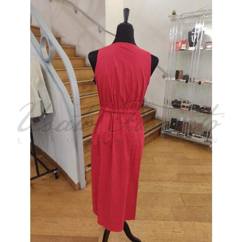 VESTITO DONNA SCERVINI ROSSO TG. 40 | Mercatino dell'Usato Roma parioli 3