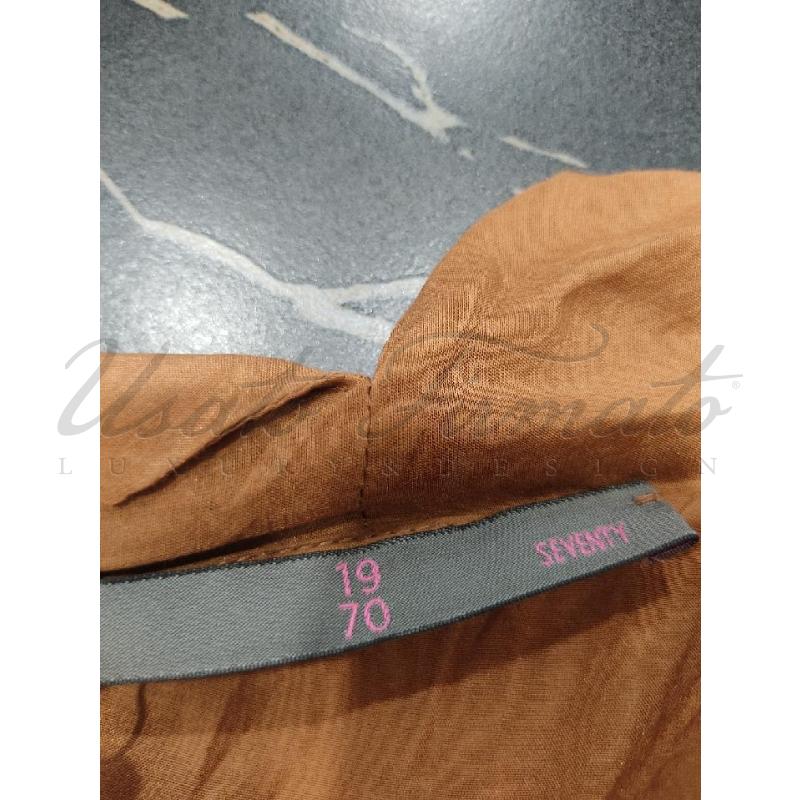 VESTITO DONNA SEVENTY MARRONE TG S | Mercatino dell'Usato Roma parioli 4