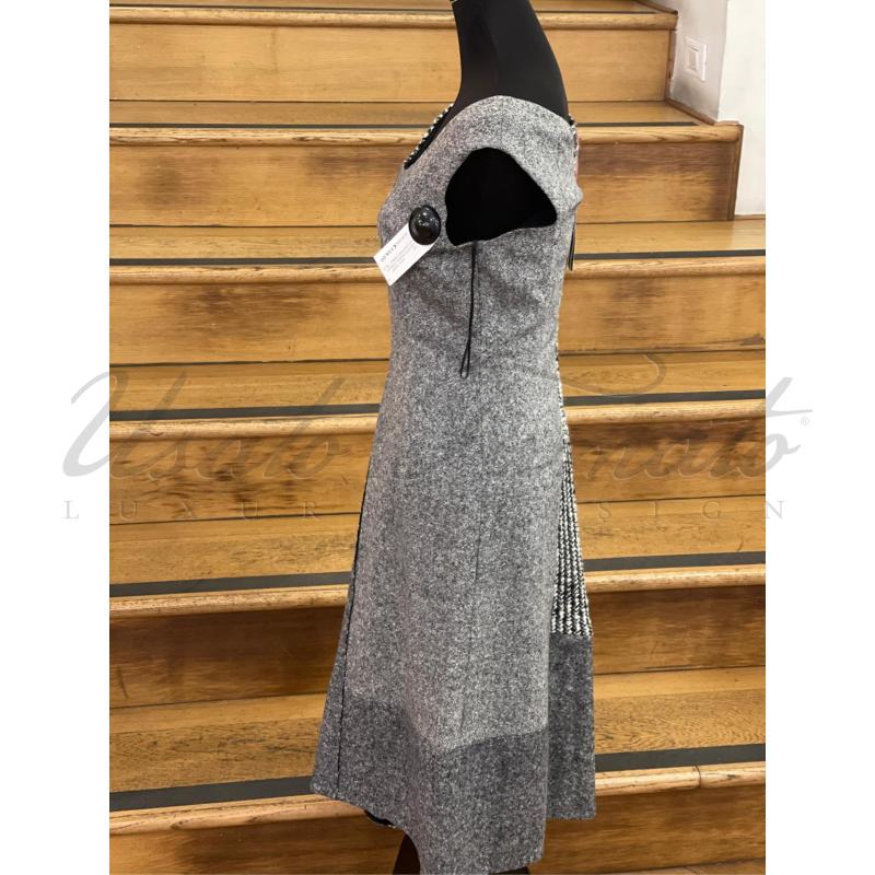 VESTITO DONNA STELLA MC CARTNEY NERO GRIGIO TG S | Mercatino dell'Usato Roma parioli 2