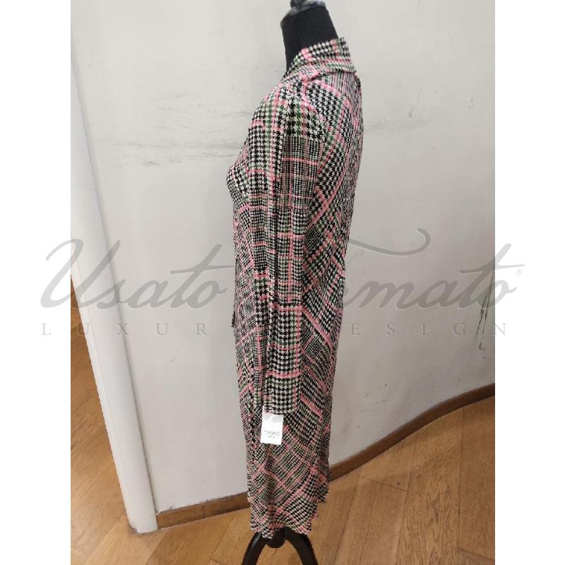VESTITO DONNA TARA JARMON ROSA VERDE TG 40 | Mercatino dell'Usato Roma parioli 2