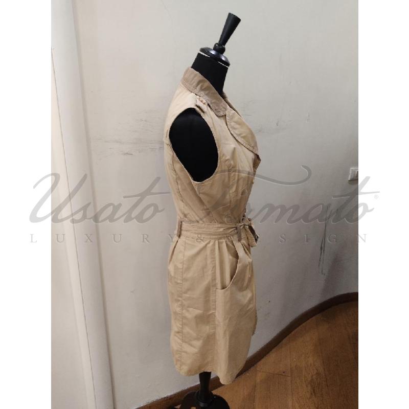 VESTITO DONNA TOMMY HILFIGER BEIGE TG. 8 | Mercatino dell'Usato Roma parioli 2