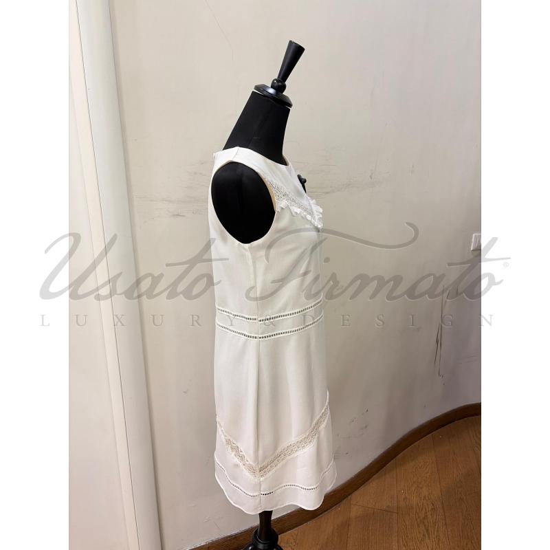 VESTITO DONNA TRUSSARDI JEANS BEIGE TG 44 | Mercatino dell'Usato Roma parioli 2