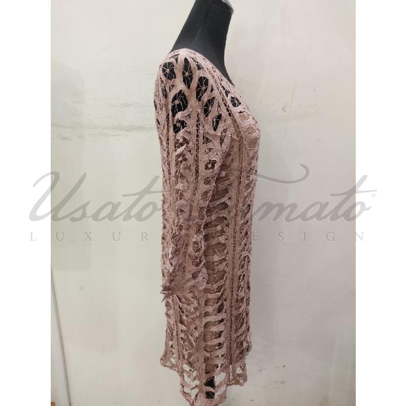 VESTITO DONNA TWIN SET BEIGE FORATO TG  S | Mercatino dell'Usato Roma parioli 2
