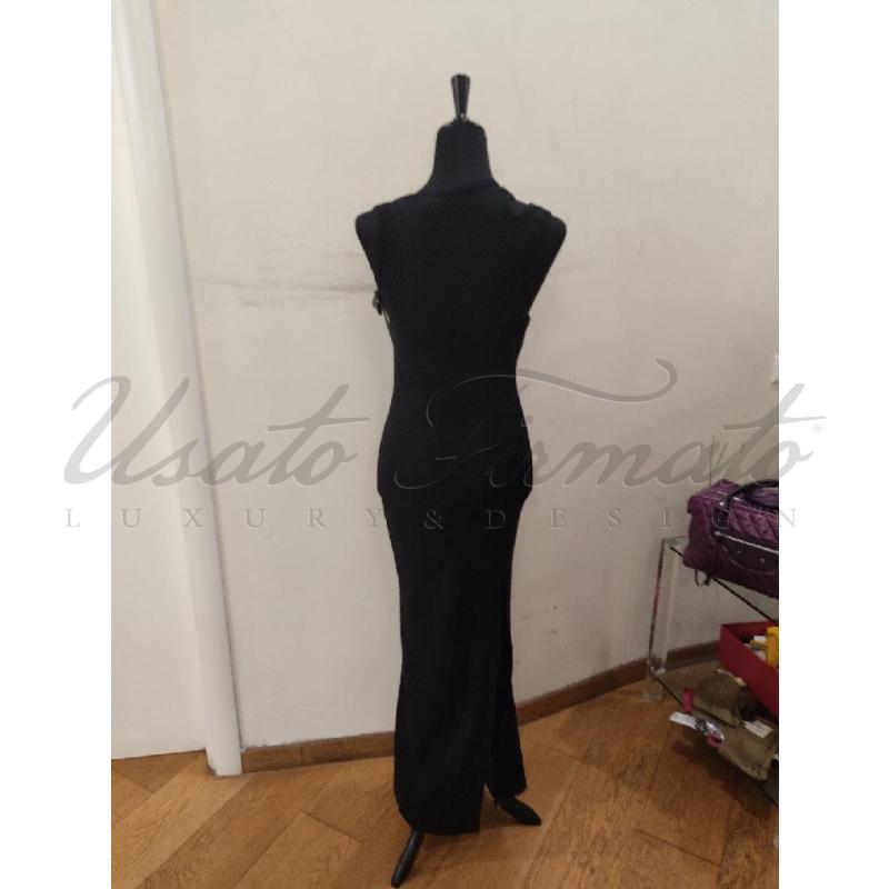 VESTITO DONNA VERSACE COUTURE NERO TG. 42 | Mercatino dell'Usato Roma parioli 3