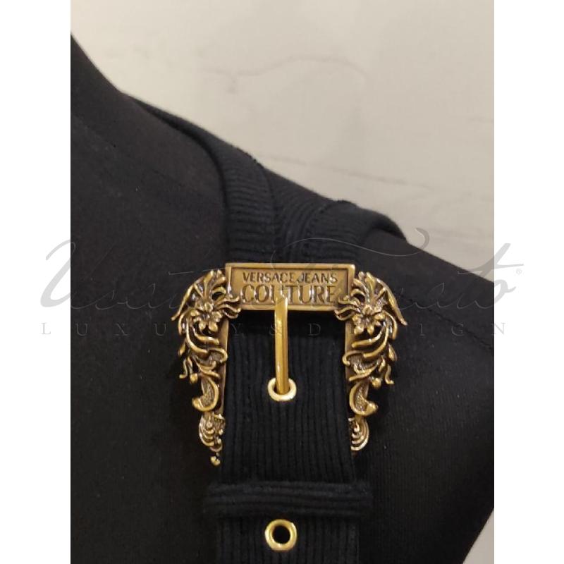VESTITO DONNA VERSACE COUTURE NERO TG. 42 | Mercatino dell'Usato Roma parioli 4