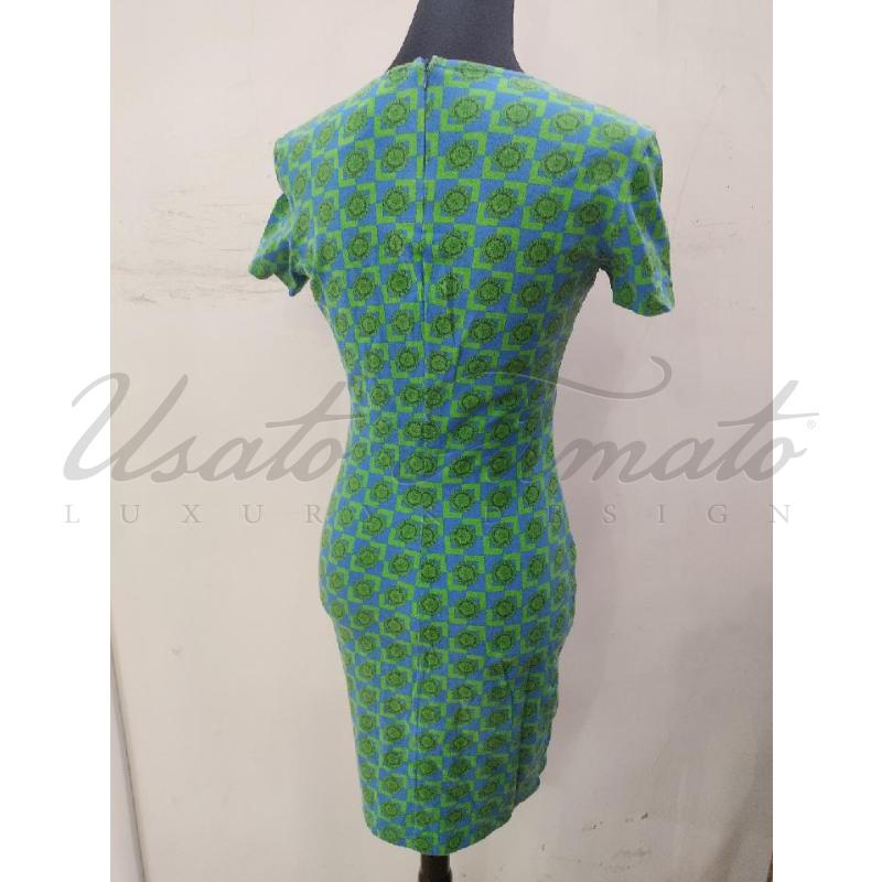VESTITO DONNA VERSACE VERDE TG 40 | Mercatino dell'Usato Roma parioli 3