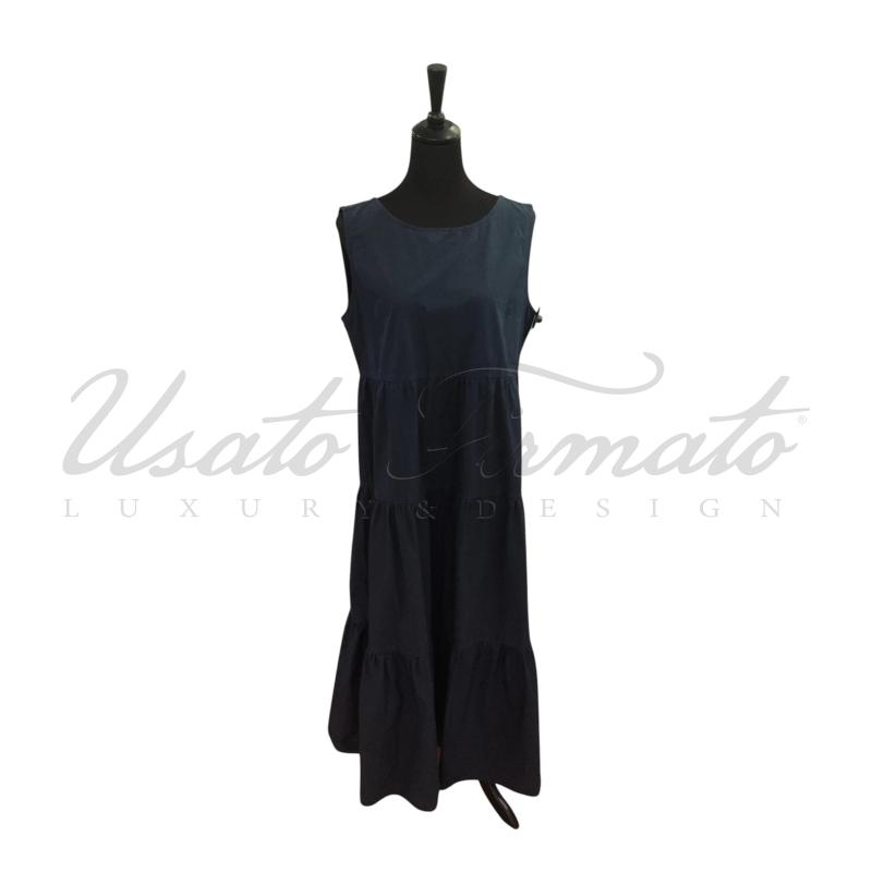 VESTITO DONNA WOOLRICH BLU TG. L | Mercatino dell'Usato Roma parioli 1