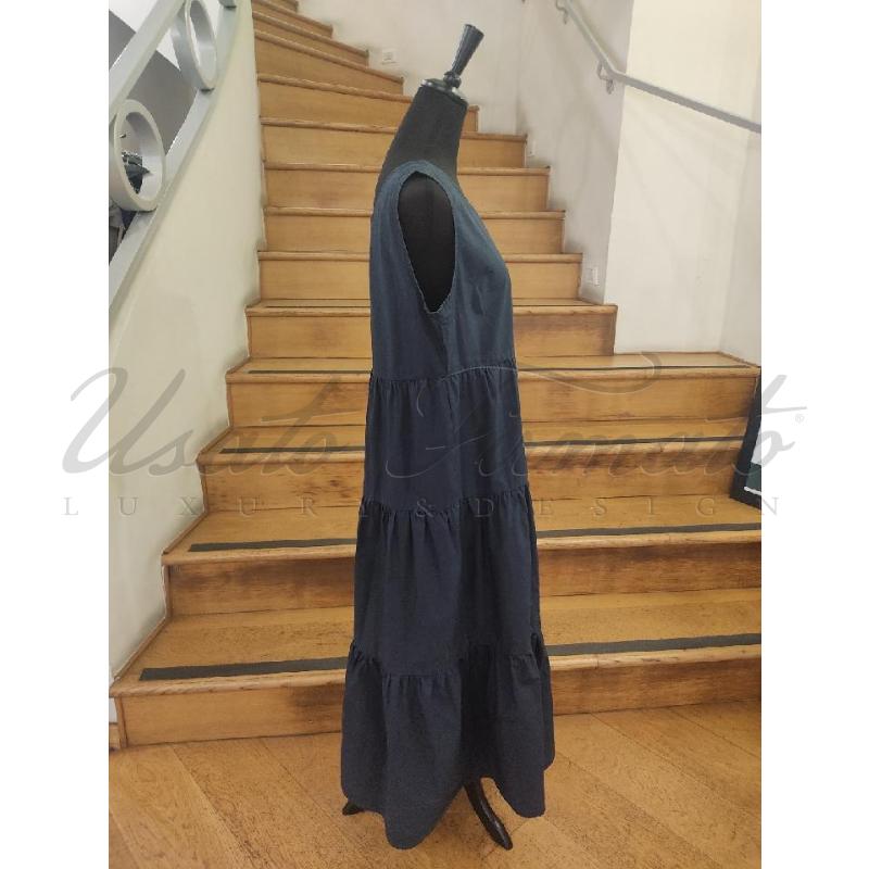 VESTITO DONNA WOOLRICH BLU TG. L | Mercatino dell'Usato Roma parioli 2