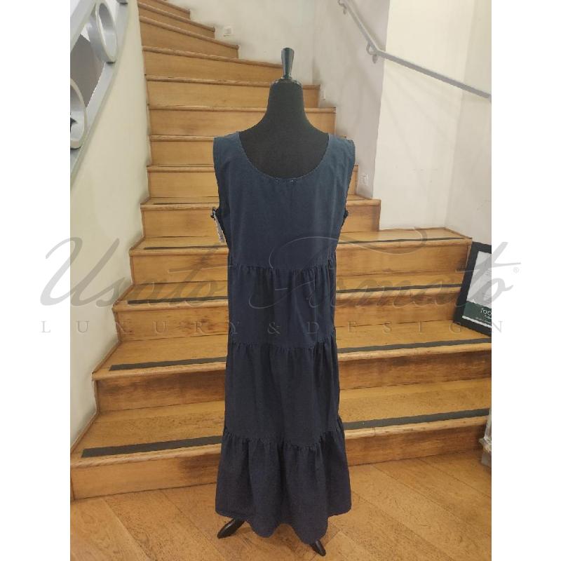 VESTITO DONNA WOOLRICH BLU TG. L | Mercatino dell'Usato Roma parioli 3